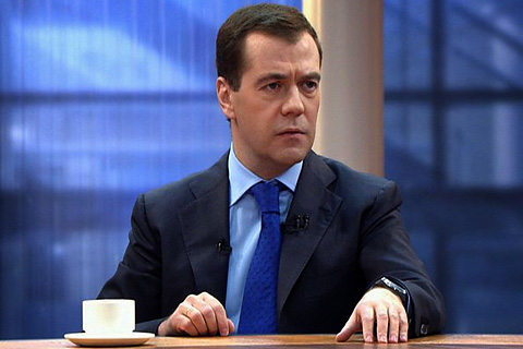 Дмитрий Медведев в эфире программы 